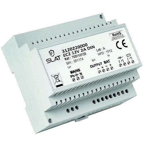 312 022 0000 <div itemprop="description"> Syst&egrave;me d`alimentation Slat - 12 V DC Tension de Sortie - Rail DIN</div>